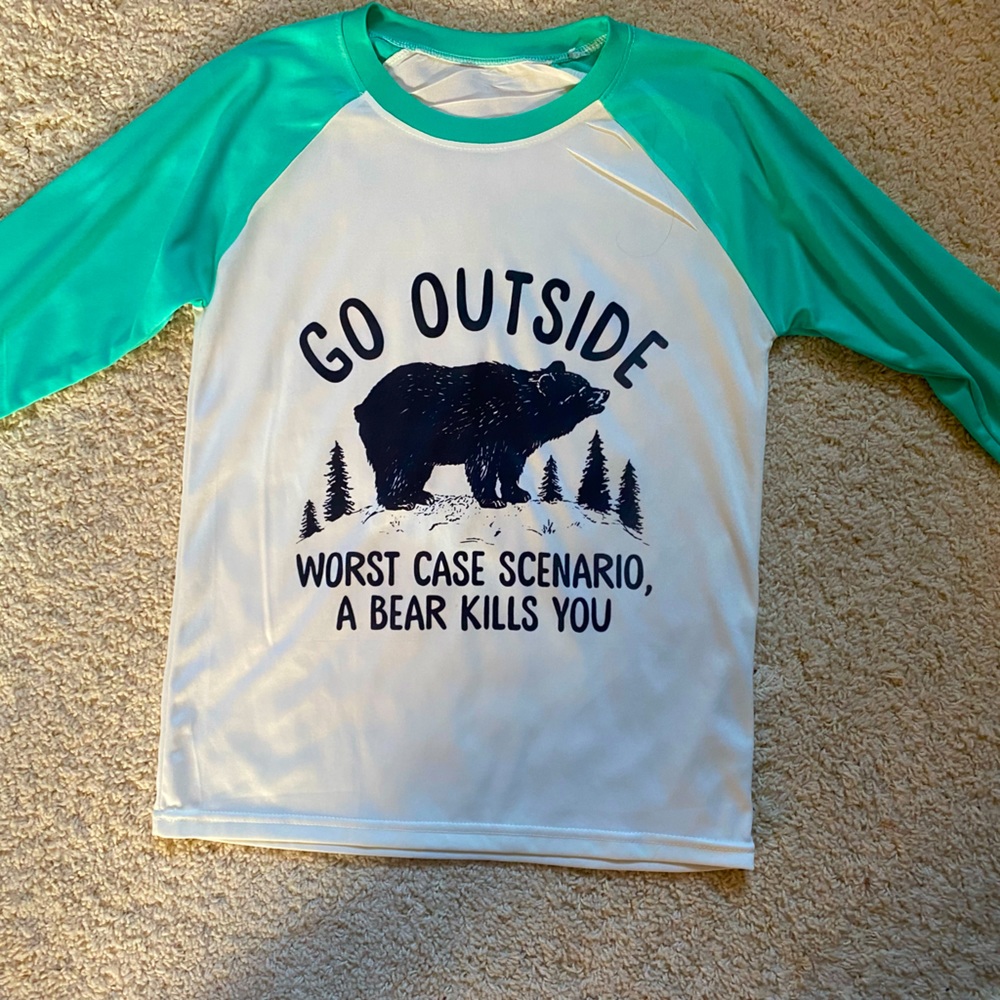 Polyester baseball t-shirt
